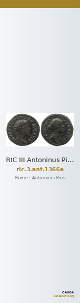 RIC III Antoninus Pius 1366a — CANOA