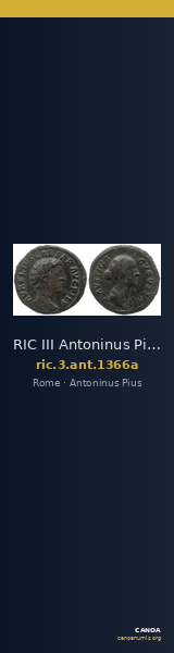 RIC III Antoninus Pius 1366a — CANOA