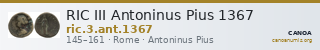 RIC III Antoninus Pius 1367 — CANOA