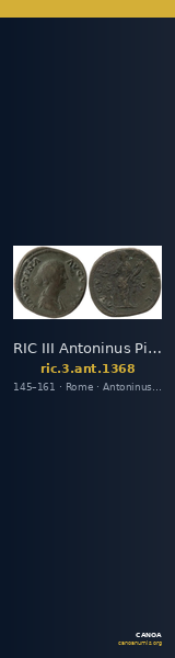 RIC III Antoninus Pius 1368 — CANOA