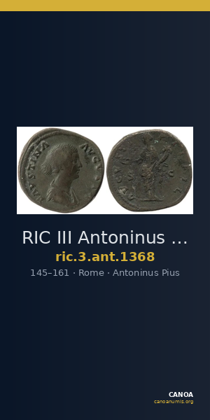 RIC III Antoninus Pius 1368 — CANOA