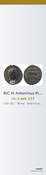 RIC III Antoninus Pius 137 — CANOA