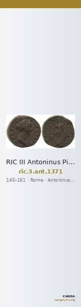 RIC III Antoninus Pius 1371 — CANOA