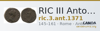 RIC III Antoninus Pius 1371 — CANOA