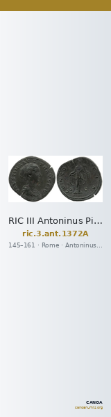 RIC III Antoninus Pius 1372A — CANOA