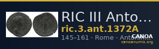 RIC III Antoninus Pius 1372A — CANOA