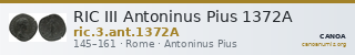 RIC III Antoninus Pius 1372A — CANOA