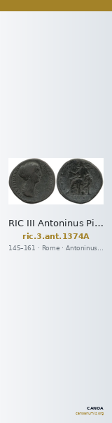 RIC III Antoninus Pius 1374A — CANOA