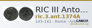 RIC III Antoninus Pius 1374A — CANOA