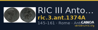 RIC III Antoninus Pius 1374A — CANOA