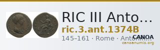 RIC III Antoninus Pius 1374B — CANOA