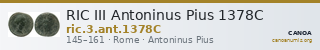 RIC III Antoninus Pius 1378C — CANOA