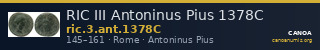 RIC III Antoninus Pius 1378C — CANOA