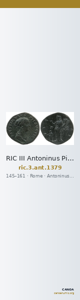 RIC III Antoninus Pius 1379 — CANOA