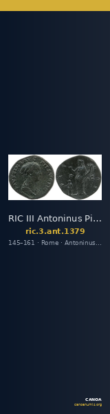 RIC III Antoninus Pius 1379 — CANOA