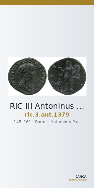 RIC III Antoninus Pius 1379 — CANOA