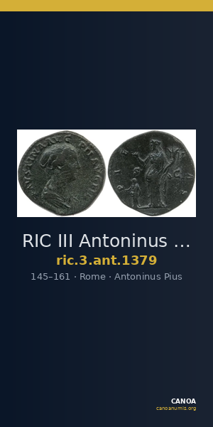 RIC III Antoninus Pius 1379 — CANOA