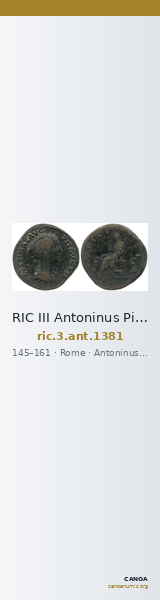 RIC III Antoninus Pius 1381 — CANOA