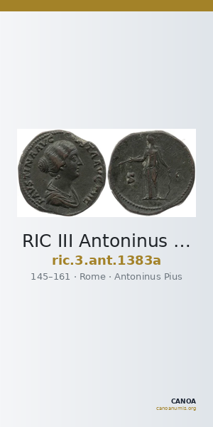RIC III Antoninus Pius 1383a — CANOA