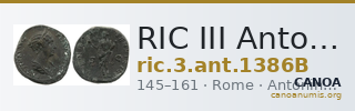 RIC III Antoninus Pius 1386B — CANOA