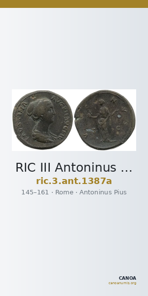 RIC III Antoninus Pius 1387a — CANOA