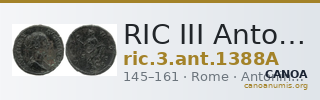 RIC III Antoninus Pius 1388A — CANOA