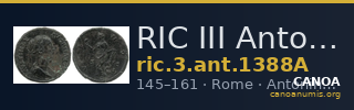 RIC III Antoninus Pius 1388A — CANOA
