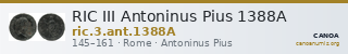 RIC III Antoninus Pius 1388A — CANOA