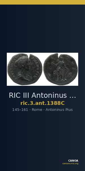 RIC III Antoninus Pius 1388C — CANOA