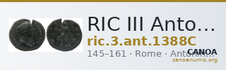 RIC III Antoninus Pius 1388C — CANOA