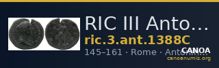 RIC III Antoninus Pius 1388C — CANOA