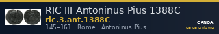 RIC III Antoninus Pius 1388C — CANOA