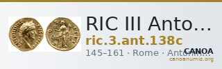 RIC III Antoninus Pius 138c — CANOA
