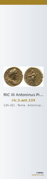 RIC III Antoninus Pius 139 — CANOA