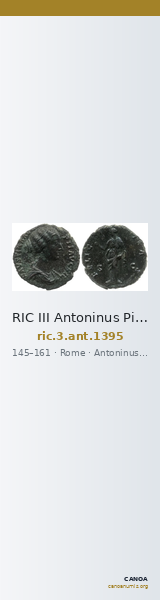 RIC III Antoninus Pius 1395 — CANOA
