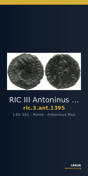 RIC III Antoninus Pius 1395 — CANOA