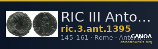RIC III Antoninus Pius 1395 — CANOA
