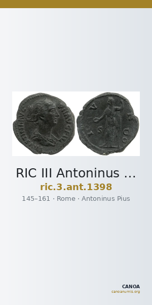 RIC III Antoninus Pius 1398 — CANOA