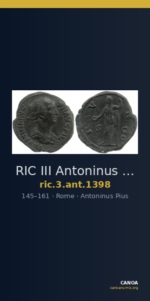 RIC III Antoninus Pius 1398 — CANOA