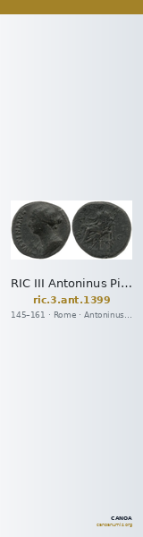 RIC III Antoninus Pius 1399 — CANOA