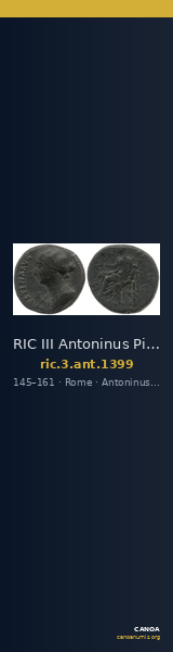 RIC III Antoninus Pius 1399 — CANOA