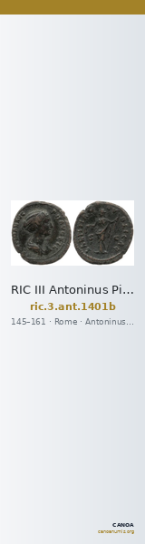RIC III Antoninus Pius 1401b — CANOA