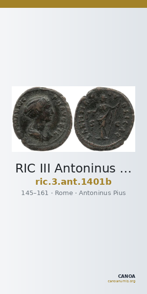 RIC III Antoninus Pius 1401b — CANOA