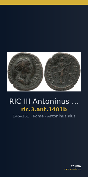 RIC III Antoninus Pius 1401b — CANOA