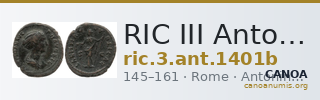 RIC III Antoninus Pius 1401b — CANOA