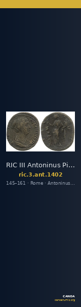 RIC III Antoninus Pius 1402 — CANOA