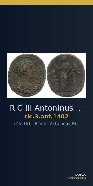 RIC III Antoninus Pius 1402 — CANOA