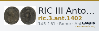 RIC III Antoninus Pius 1402 — CANOA