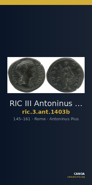 RIC III Antoninus Pius 1403b — CANOA