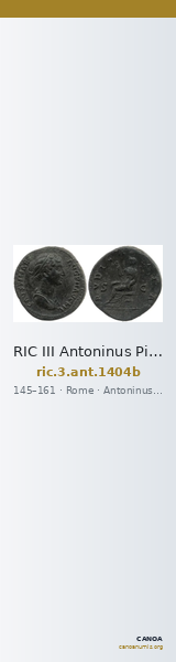 RIC III Antoninus Pius 1404b — CANOA